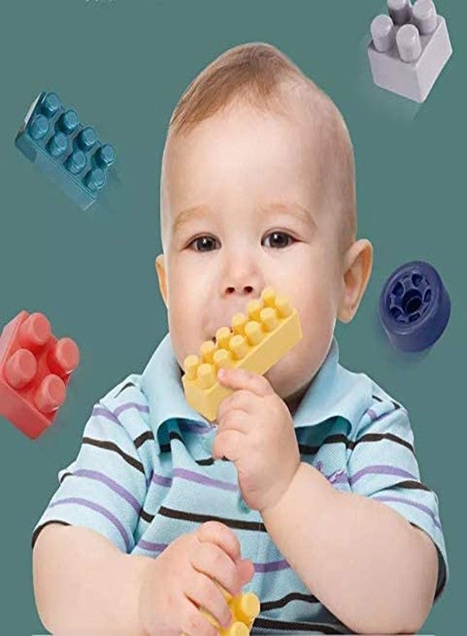 PULSBERY Kid's Creative Learning Educational Assembling Building Unbreakable Mummy Building Blocks Toy Puzzle Set + Smile Boll (Multicolor) - 200 Pieces - Image 4