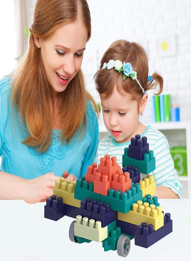 PULSBERY Kid's Creative Learning Educational Assembling Building Unbreakable Mummy Building Blocks Toy Puzzle Set + Smile Boll (Multicolor) - 200 Pieces - Image 2