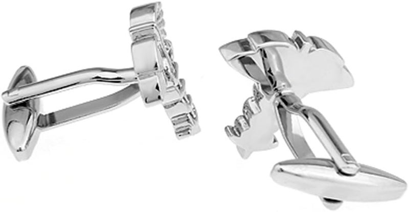 Vcufflinks Doctor Caduceus Asclepius MD Physician Surgeon Nurse RN Medical Medicine Pair Cufflinks - Image 3