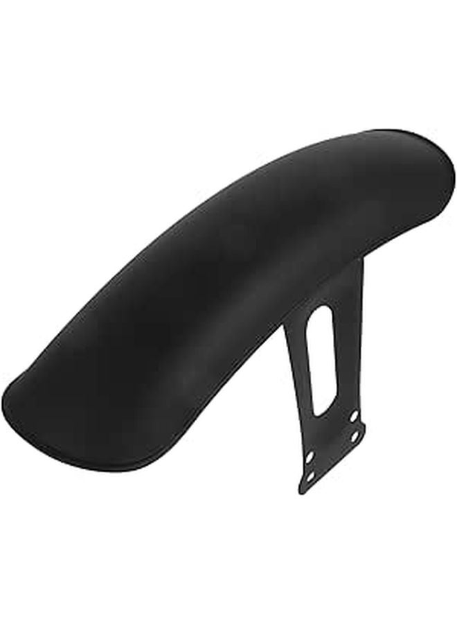 Universal Fit Front Bike Mud Guard Fender Retro Style Mudflap Cover Black - Image 1