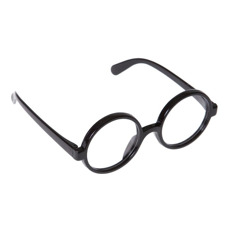 Century Novelty Star Power Men Wizard Quality Round Frame Glasses, Black, One Size (2in Lenses) - Image 2