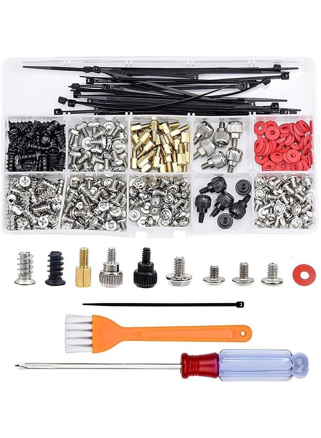 362-Pieces Universal Computer Screw Set for Motherboard, SSD, HDD, Case, Power Supply, M.2 SSD Bracket Mounting Screws for Computer DIY and Repair  - Image 2
