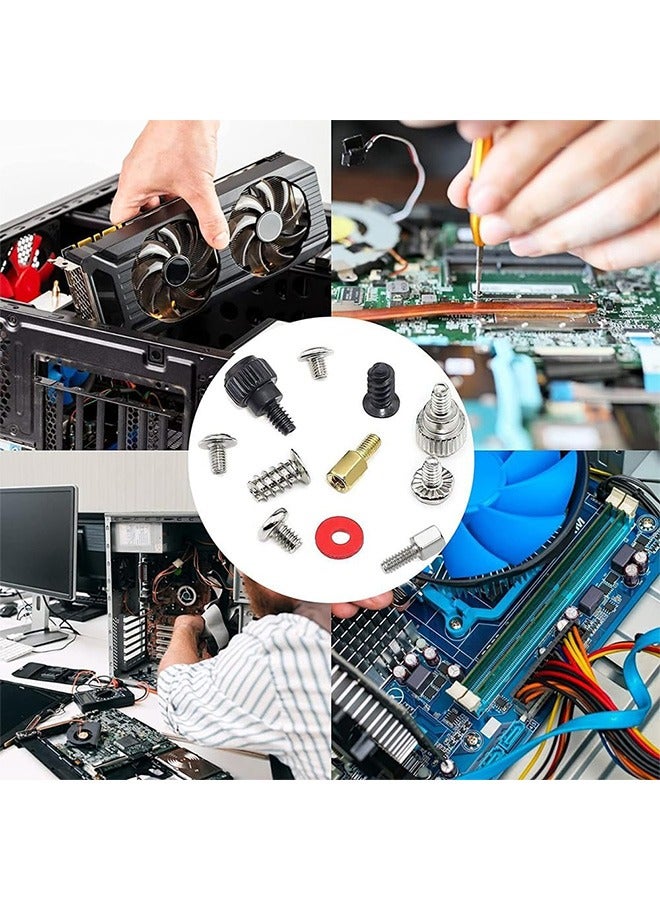 362-Pieces Universal Computer Screw Set for Motherboard, SSD, HDD, Case, Power Supply, M.2 SSD Bracket Mounting Screws for Computer DIY and Repair  - Image 5