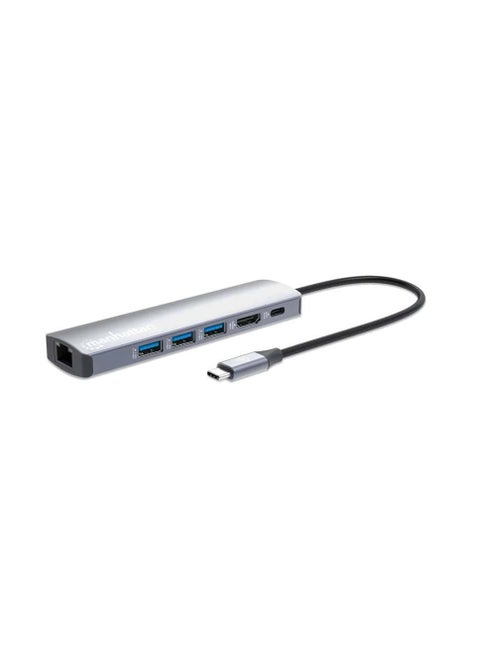 Manhattan 153959 6-in-1 4K 60Hz Docking Station Box