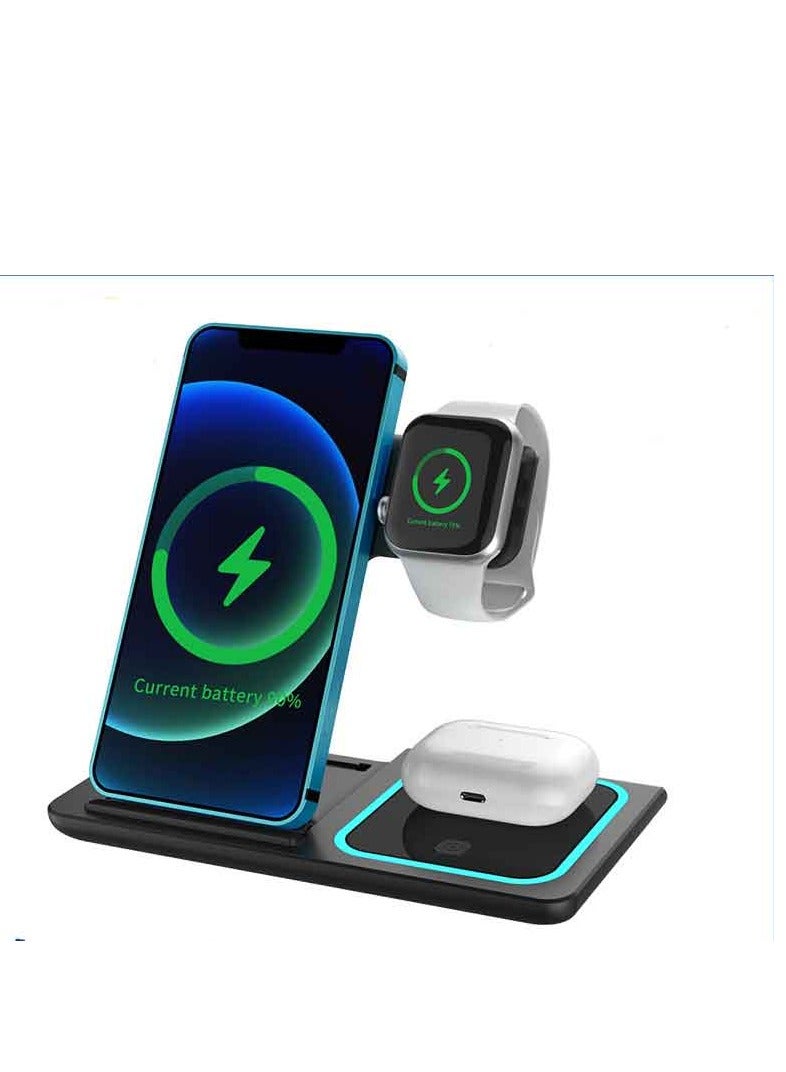 3-in-1 Wireless Charging Station for Apple and Samsung Devices  - Image 3