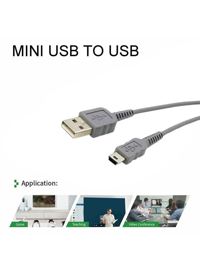 Taimi 5-Piece Mini USB 5Pin to USB 2.0 Male Data Cable for Hard Disk, Camera and Phone 8mtr - Image 2