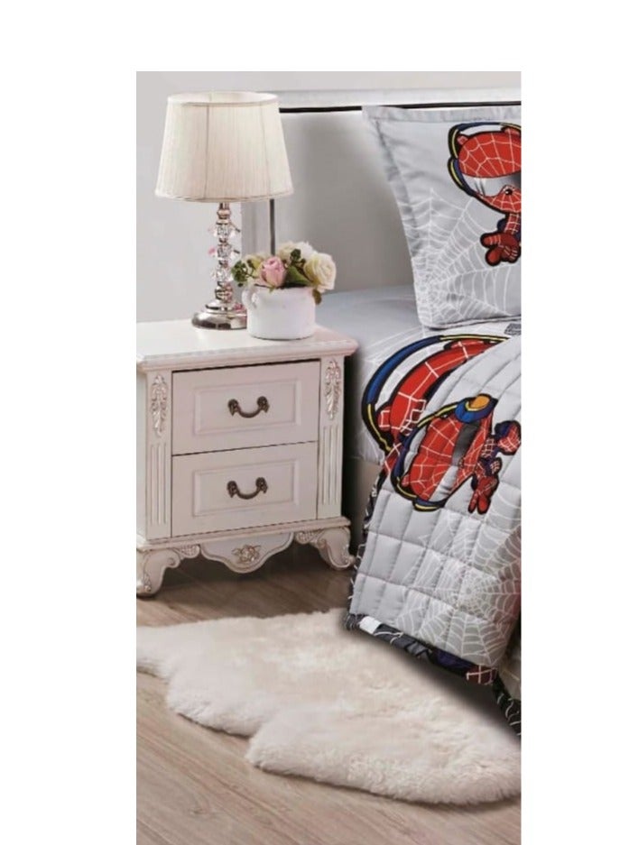 MingLi Comforter Set With Children'S Drawings, 3 Pieces, Compressed Quilt, Size 160x210 Cm - Image 2