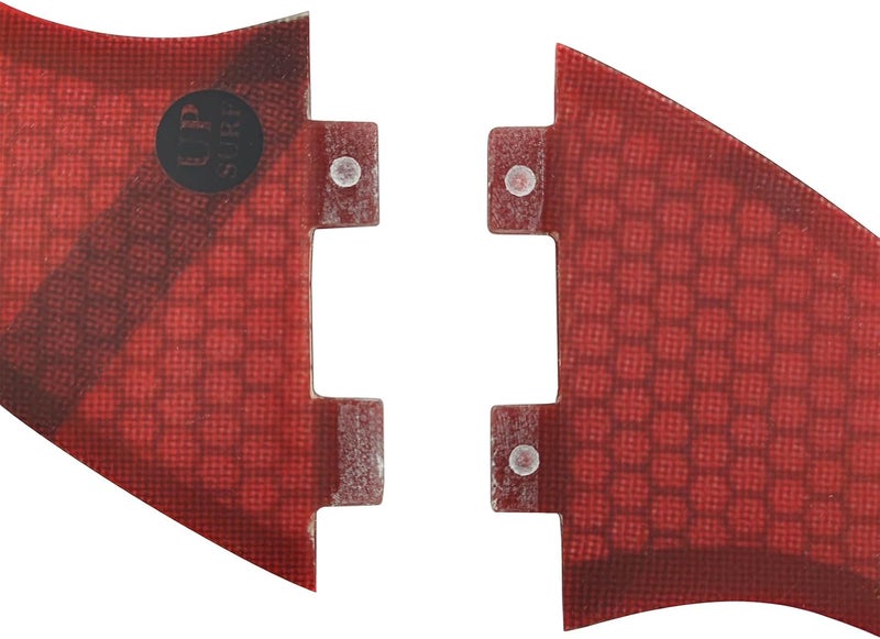 UP SURF Surfing 3fins S Size Double Tabs Surfboard Fins Base Tri fins Surfboard Thrusters Fiberglass Honeycomb - Image 4