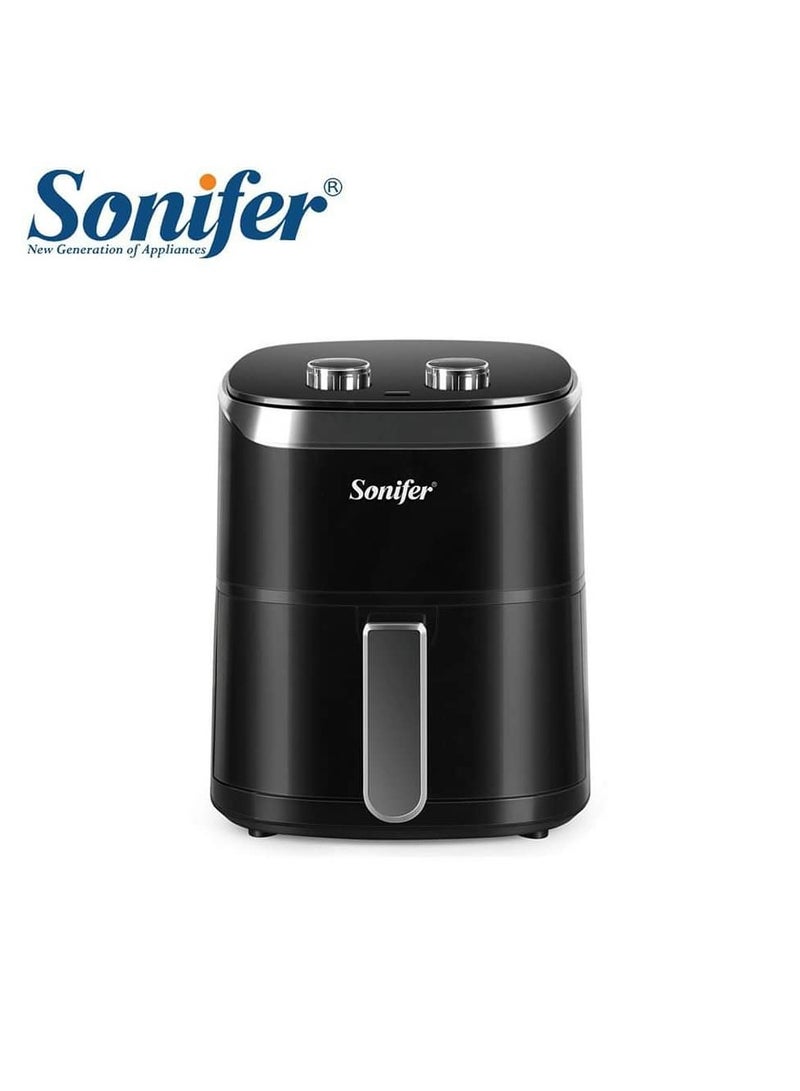 مقلاة هوائية كهربائية airfryerعميقة من سونيفر. ( 4.2 لتر ) . سعة كبيرة مع سلة غير لاصقة لطهي الدجاج وتحميص الطعام بزاوية 360 درجة بدون زيت آمنة وسهلة الاستخدام قوة 1400 وات  SF-1011 - Image 2