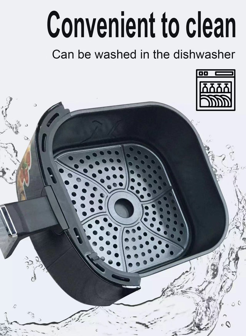 مقلاة هوائية كهربائية airfryerعميقة من سونيفر. ( 4.2 لتر ) . سعة كبيرة مع سلة غير لاصقة لطهي الدجاج وتحميص الطعام بزاوية 360 درجة بدون زيت آمنة وسهلة الاستخدام قوة 1400 وات  SF-1011 - Image 5