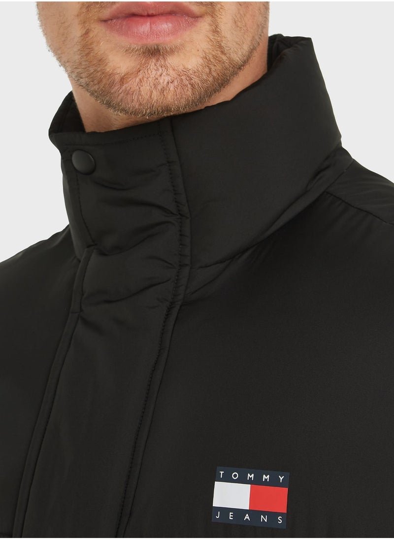 TOMMY JEANS - Logo Puffer Vest Jacket - Image 1