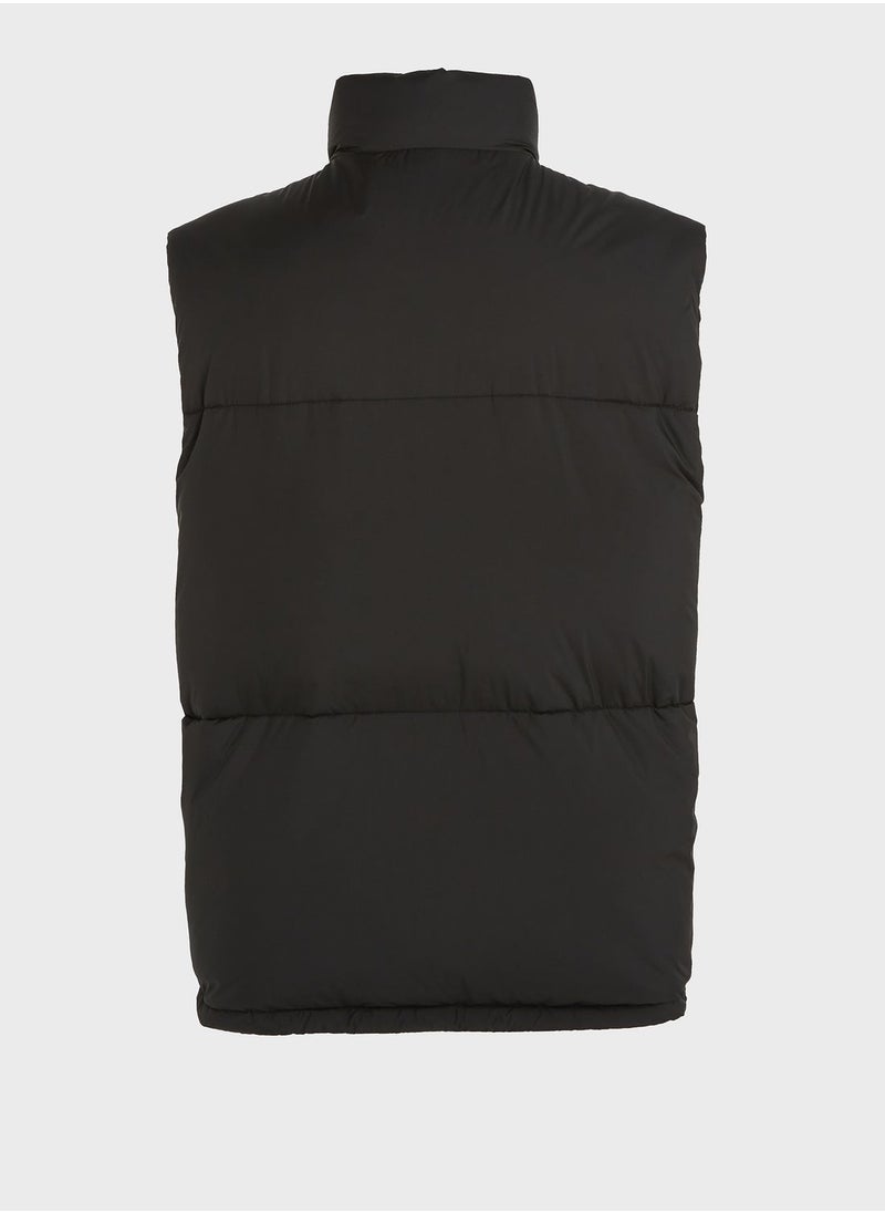 TOMMY JEANS - Logo Puffer Vest Jacket - Image 1