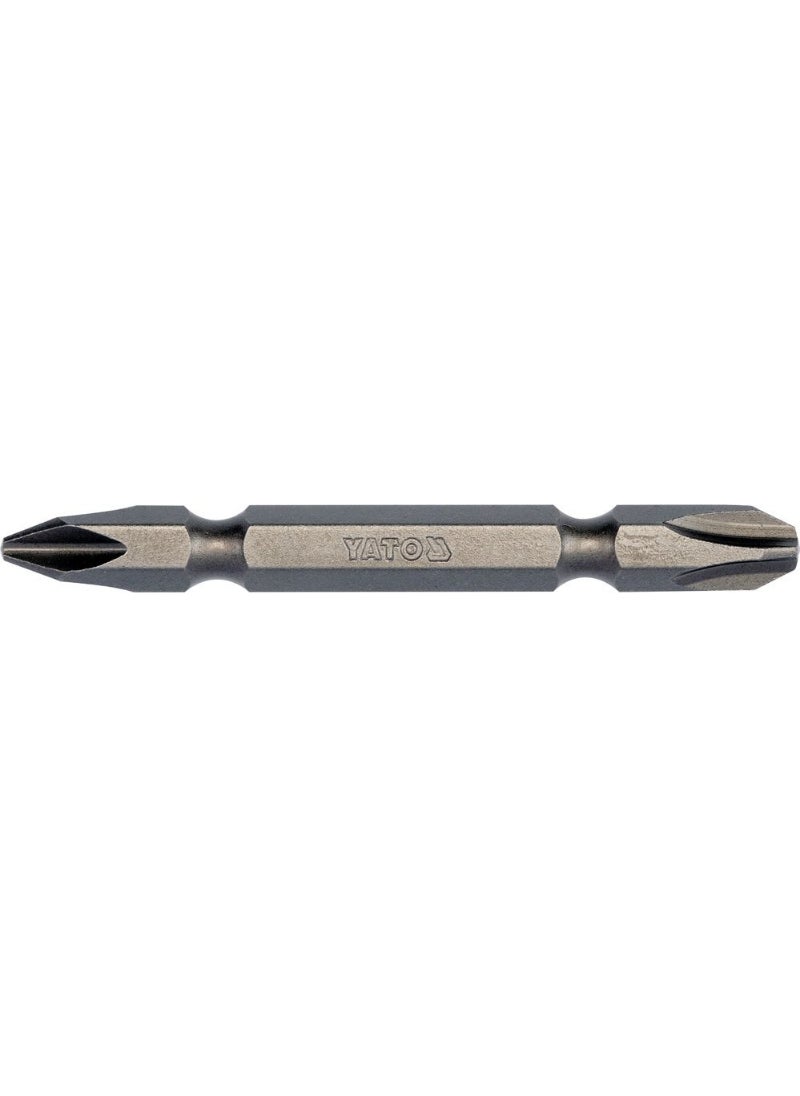 Yato YATO Double End Screwdriver Bits 1/4"x65mm PH2-PH3 10pcs/Box YT-78164 