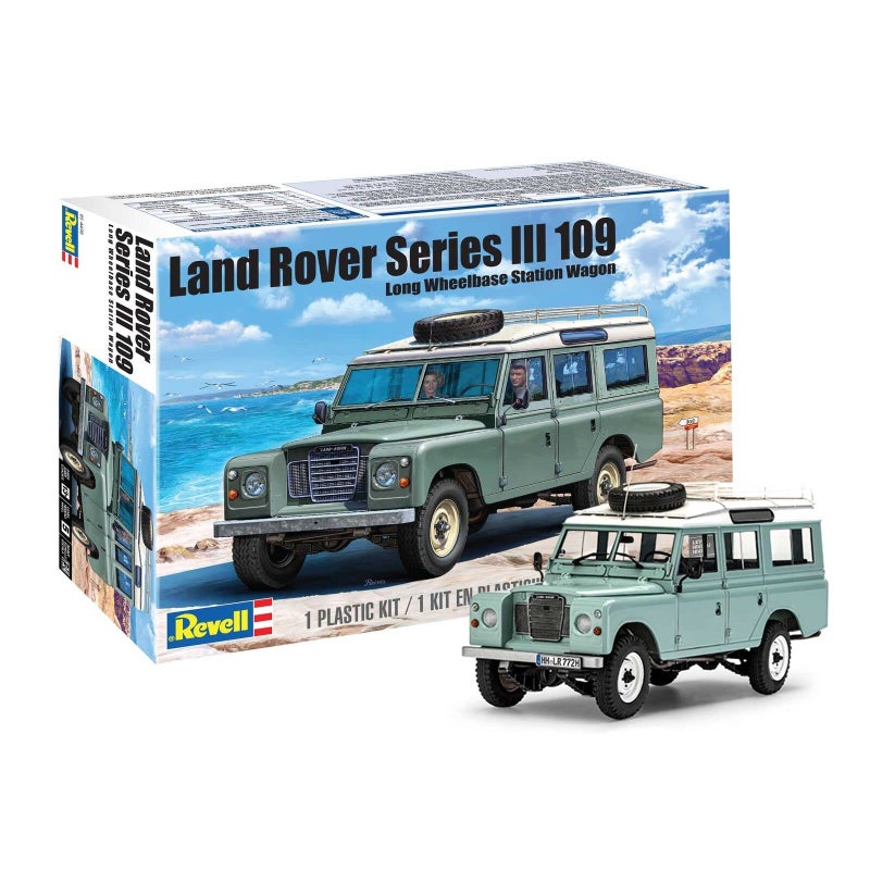 Revell 854498 Land Rover Series III 109 Model Truck Kit 124 Scale 184Piece Skill Level 5 Plastic Model Building Kit Blue - Image 2