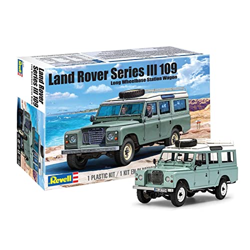 Revell 854498 Land Rover Series III 109 Model Truck Kit 124 Scale 184Piece Skill Level 5 Plastic Model Building Kit Blue - Image 1