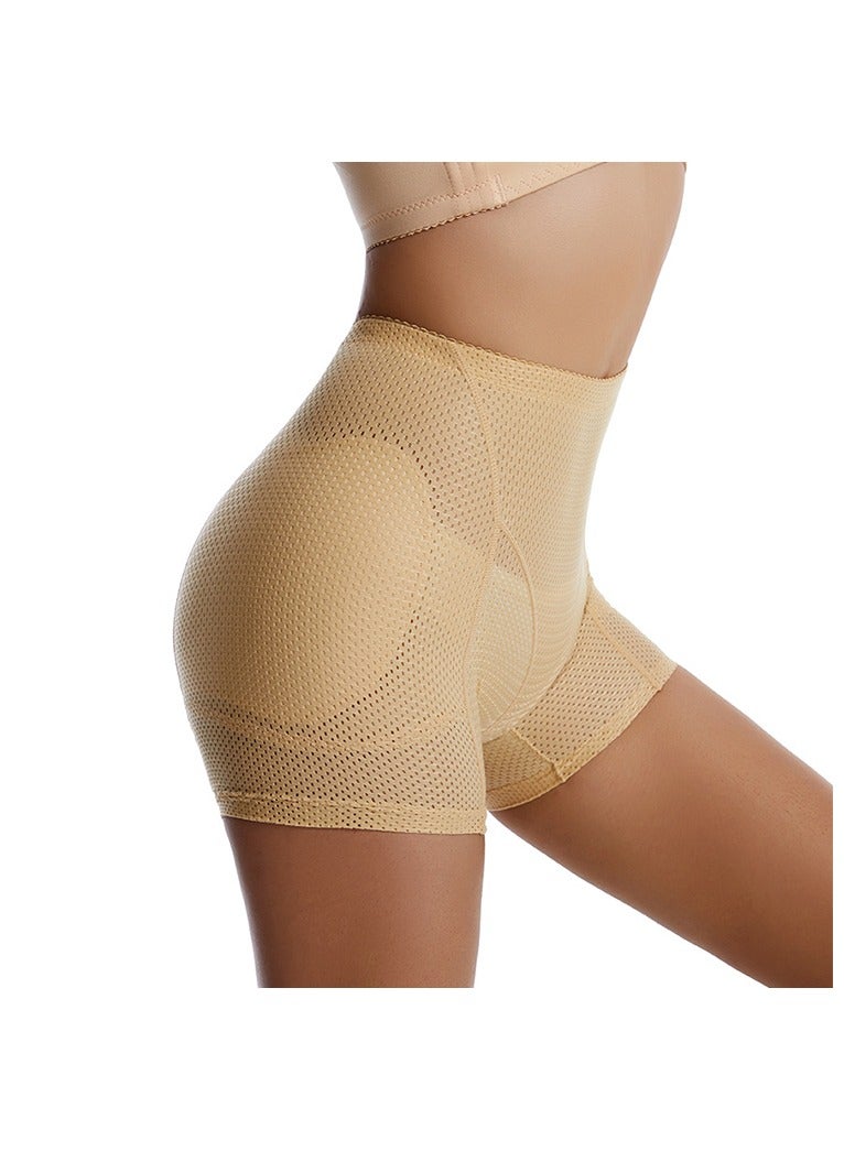 Corset Breathable Elastic Hip Lift Body Shapers for Women Beige - Image 2