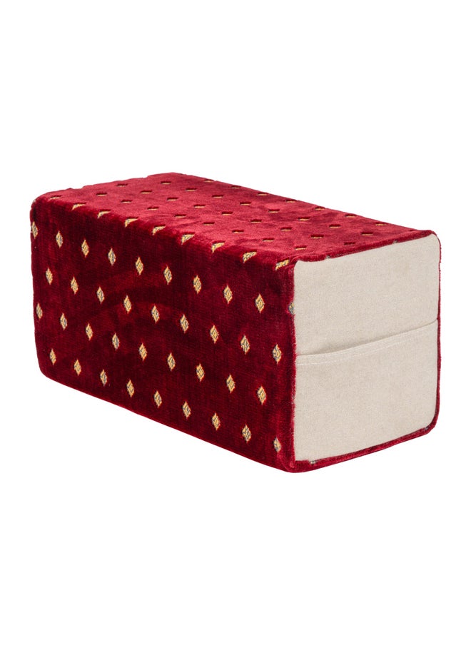 AL SANIDI Sponge arm rest for trips, Outdoor arm rest, White*Red, 48*22*22 Cm  - Image 1