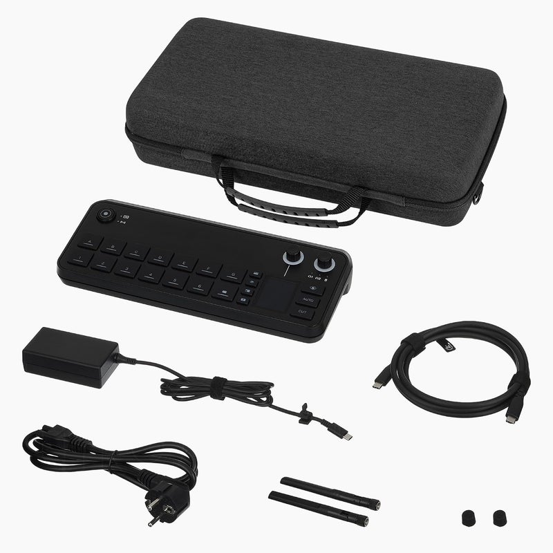 Geekria Audio Interface Carrying Case for RØDE RØDECaster Video - EVA Hard Shell Portable Travel Bag (Dark Gray) - Image 5