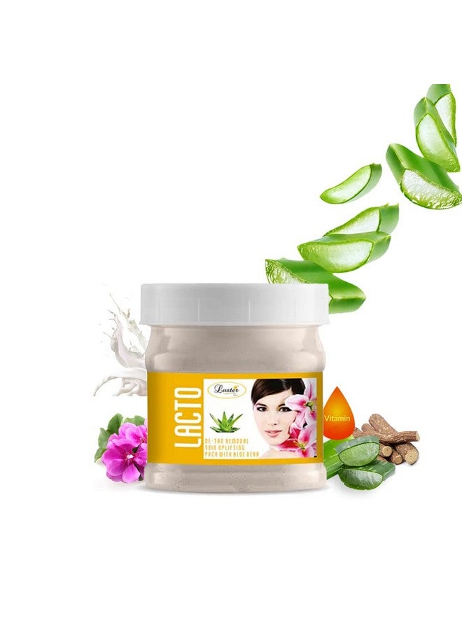 لاستر قناع الوجه لإزالة السمرة اللبنية | إزالة السمرة | لبشرة متوهجة، بشرة جافة ودهنية | قناع تفتيح الوجه | خالٍ من البارابين - 500 جرام - Image 1