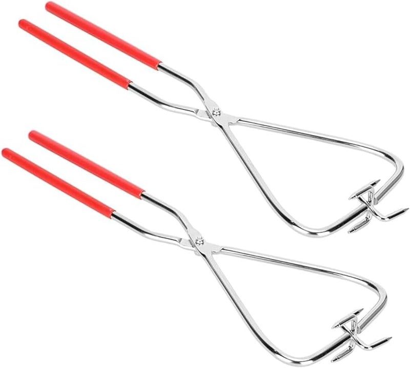 2PCS Plastic Handle Dipping Tongs for Clay Sculpting Glazing and DIY Modeling - Image 2