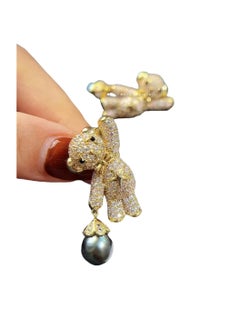 D.COLOR Natural sea pearl brooch  - Image 1