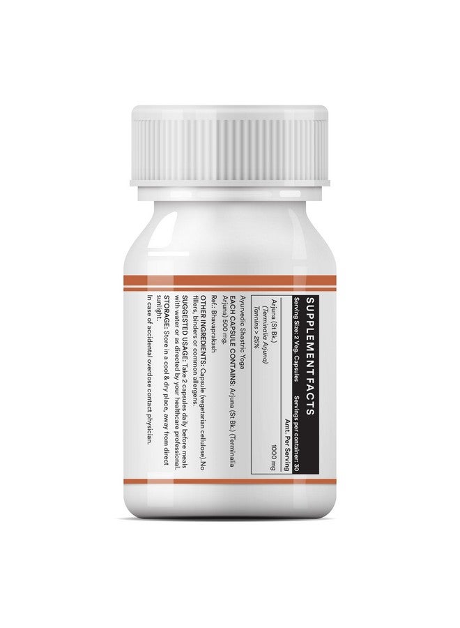 INLIFE Arjuna Capsules 500mg | Herbal Extract | Better Absorption & Reduced Additives than Tablets | Ayurvedic Supplement - 60 Vegetarian Capsules - Image 4