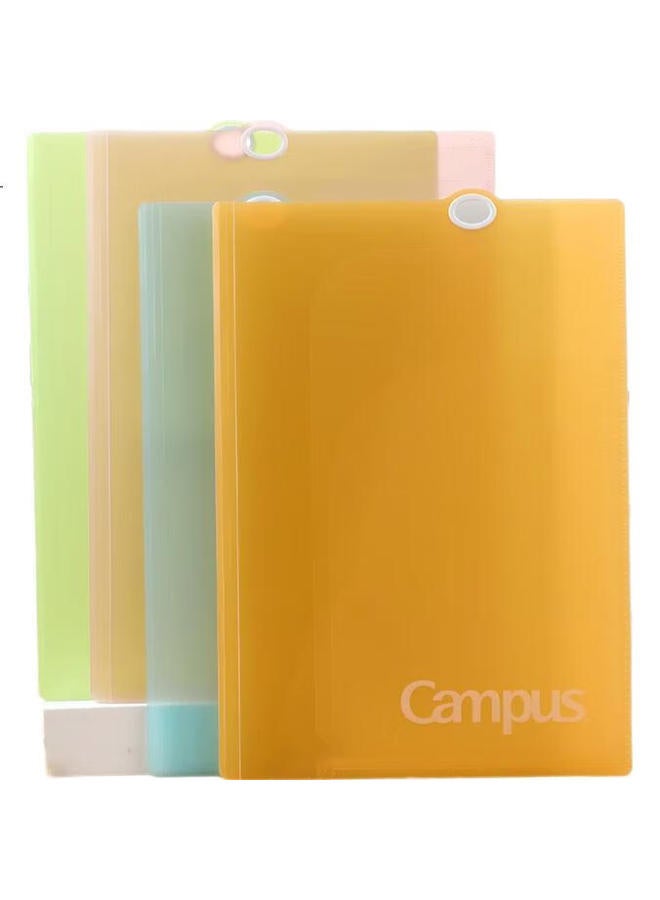 Kokuyo A4 Subject Classification File Folder, Campus Student Multi-Layer Large Capacity Exam Paper Storage Folder, Document Organizer, Transparent, 1 Piece, Wsg-Fu810T - Image 3