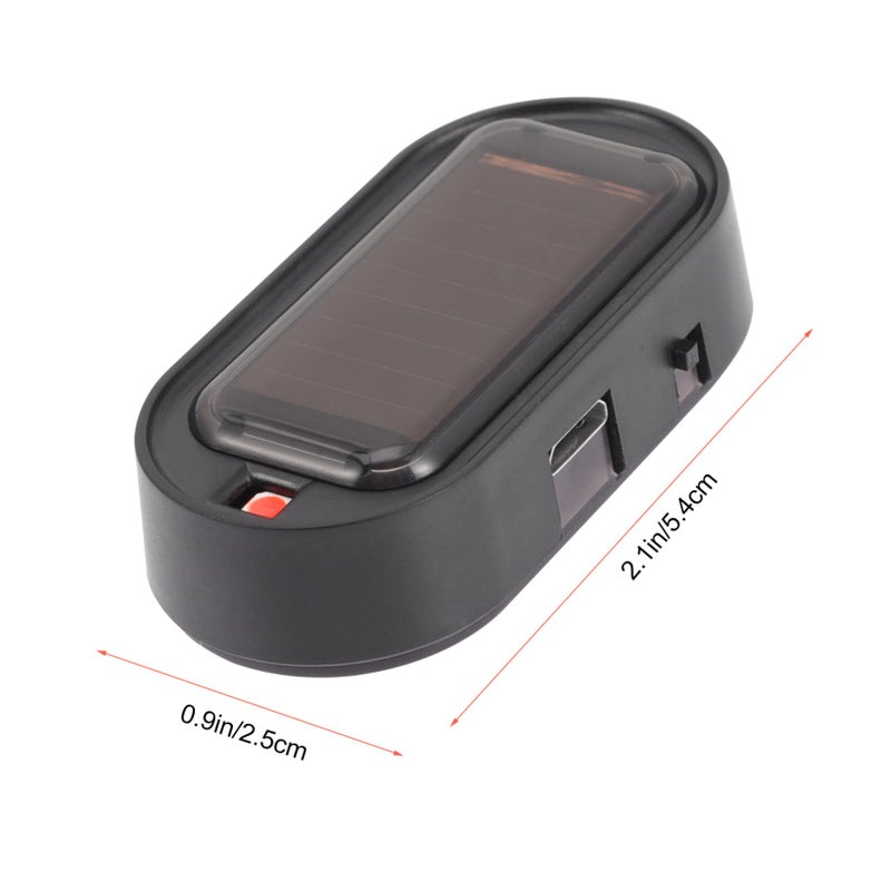 ضوء إنذار أمني للسيارة يعمل بالطاقة الشمسية مع LED وامض وشاحن USB لسيارات الدفع الرباعي والشاحنات - Image 3