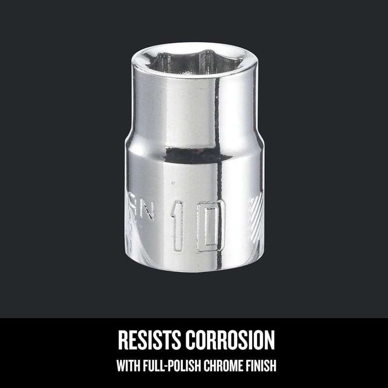 CRAFTSMAN CRAFTSMAN Shallow Socket Metric 38Inch Drive 10mm 6Point CMMT43542  - Image 4