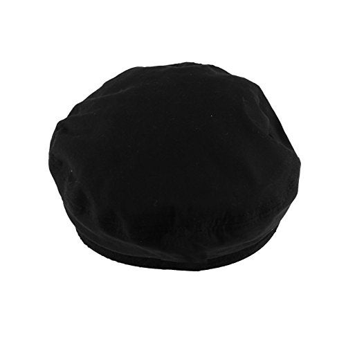 SK Hat shop قبعة صياد يوناني صيفية من القطن للرجال سائق فلاح مسطحة S/M سوداء - Image 4