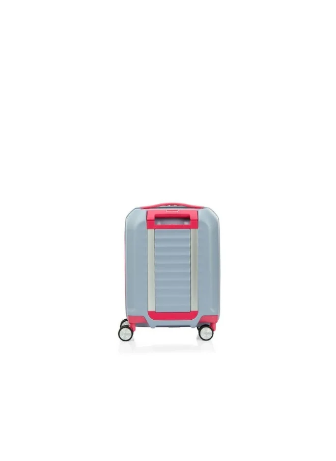امريكان توريستر American Tourister Little Frontec Spinner 45 cm - Purple / Grey - 3 Years Global Warranty