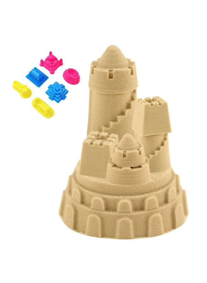 JSAITOYS Fantastic Color Magic Diy Hydrophobic Sand Toys Sand Castle Building Set - Image 1