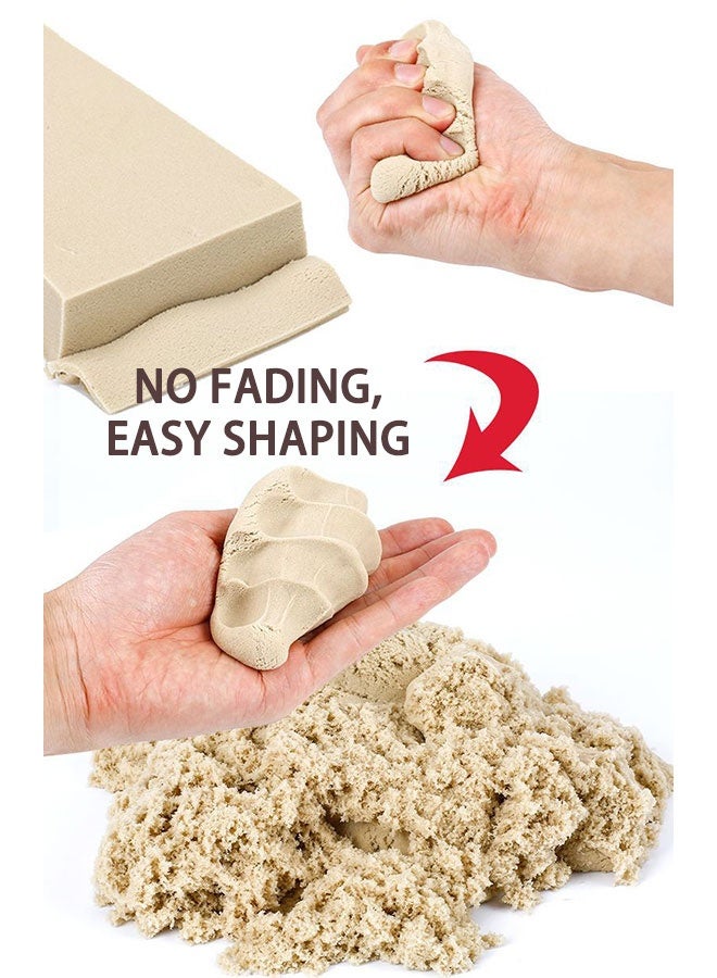 JSAITOYS Fantastic Color Magic Diy Hydrophobic Sand Toys Sand Castle Building Set - Image 2