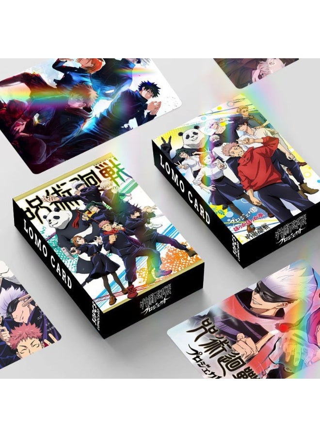 NIBEMINENT 30 Pcs Cartoon Jujutsu Kaisen Double-sided Lomo Cards Card For Fans Collection Gifts - Image 1