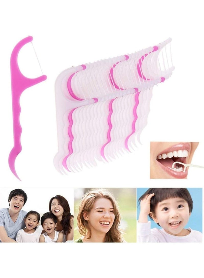 Generic Dental Floss Picks – 30 Count Plastic Toothpicks with Strong Floss – Easy-to-Use Teeth Cleaning Sticks for Plaque and Food Removal – Oral Care Tool - Image 2