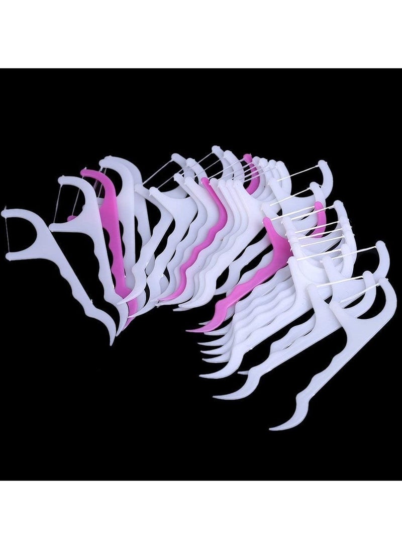Generic Dental Floss Picks – 30 Count Plastic Toothpicks with Strong Floss – Easy-to-Use Teeth Cleaning Sticks for Plaque and Food Removal – Oral Care Tool - Image 4