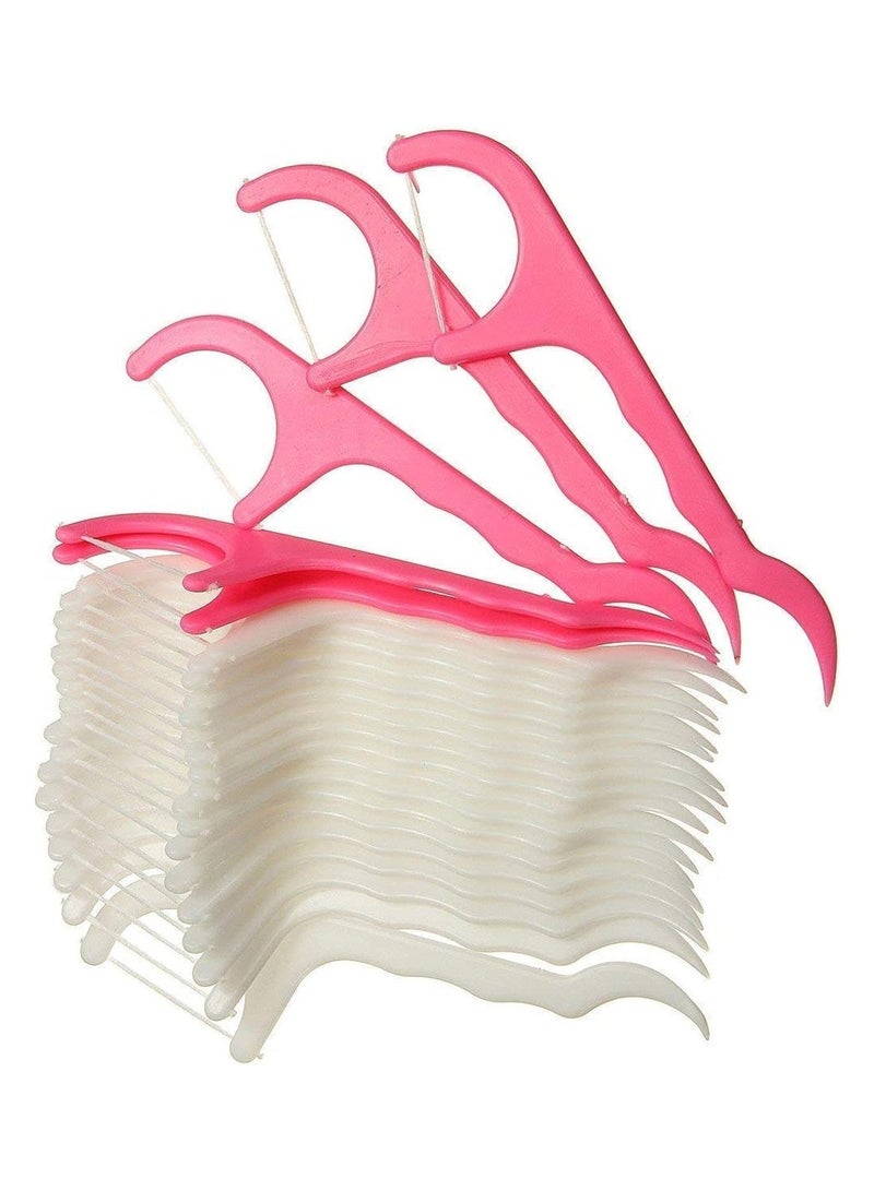 Generic Dental Floss Picks – 30 Count Plastic Toothpicks with Strong Floss – Easy-to-Use Teeth Cleaning Sticks for Plaque and Food Removal – Oral Care Tool - Image 5