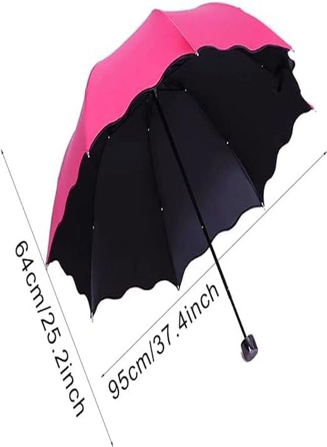 Lifera™ Magic Umbrella Bloom Flower in Rain Water (1 Count) [Compact, Windproof, Waterproof, Light Weight, Multi color] (Color depends on availability) - Image 4