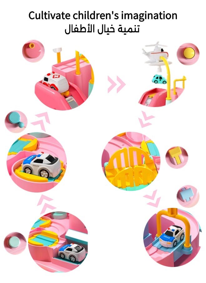 Vixplorn Children's race track toys, car toys for boys and girls over 3 years old, toddler car adventure toys, children's educational games, suitable as gifts for birthdays, Eid al-Fitr, school opening, Ramadan and other festivals  - Image 4