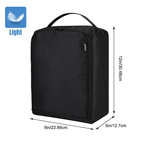 Gloppie Shoe Bags for Travel Portable Shoes Storage Bag Shoe Pouch Shoe Packing Cubes for Men Women Classic Black - Image 3