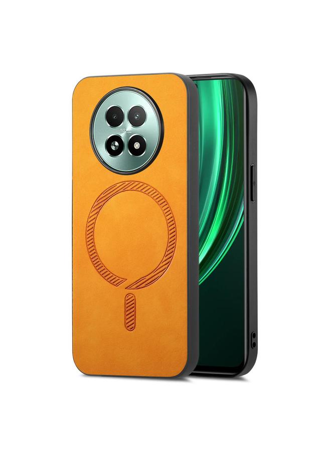 S-TOP Case For Realme 13 5G Retro MagSafe Magnetic PU Back Cover Phone Case - Image 1