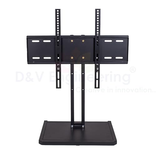 D&V ENGINEERING - Creative in innovation D&V Engineering Metal Tabletop TV Mount Stand | Universal TV Stand for 32-65” TVs | 3-Level Height Adjustable | Supports Up to 40kg | Max VESA 500x400mm | Sturdy Base & Easy Installation - Image 5