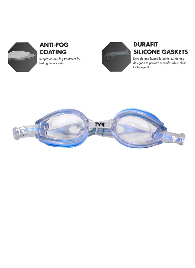 TYR TYR Femme T-72 Petite Performance Goggle (Clear/Ice Blue)  - Image 2