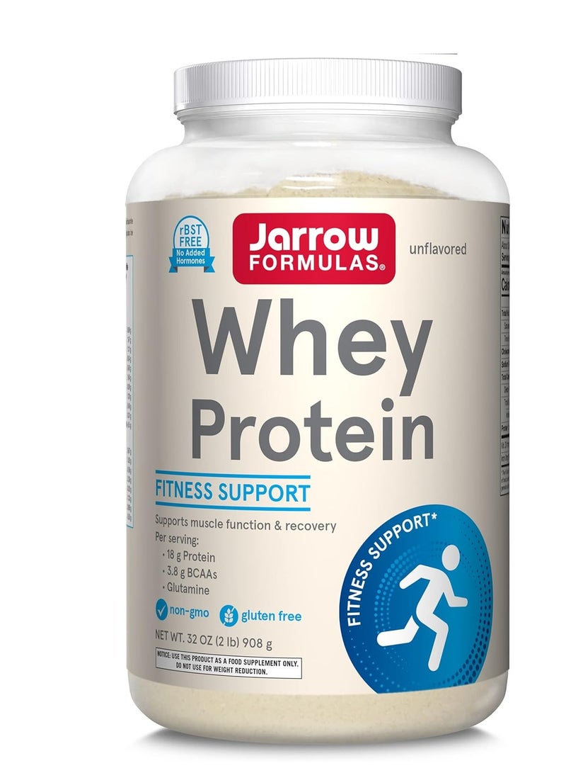 jarrow formulas Whey Protein, Unflavored, 2 lb (908 g)