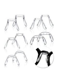 Generic 24-Piece U-Shaped Eyeglasses Nose Pads Set - Anti-Slip Plastic Support Retainers for Glasses and Sunglasses, Includes 6 Styles of Comfortable Nose Pieces. Perfect Eyewear Accessories!  - Image 1