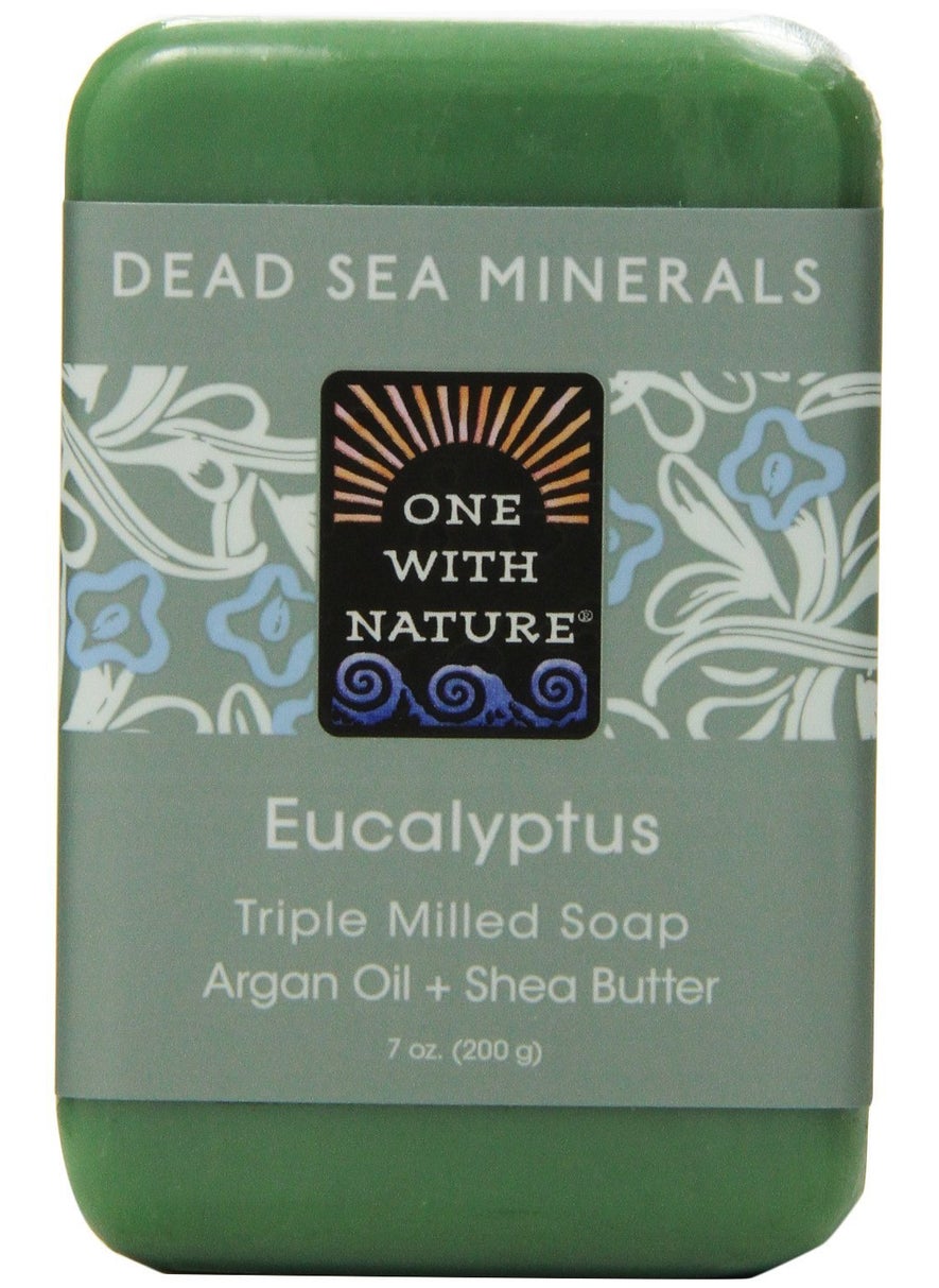 ONE WITH NATURE One With Nature Eucalyptus Dead Sea Mineral Soap, 7 Ounce Bar 