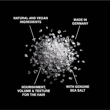 Charlemagne Sea Salt Spray for Men Firm Hold 200ml Mediterranean Breeze Scent Salt Water Texture Spray for Hair Volume Beach Wave Curls with Heat Protection Matte Finish Made in Germany - Image 3