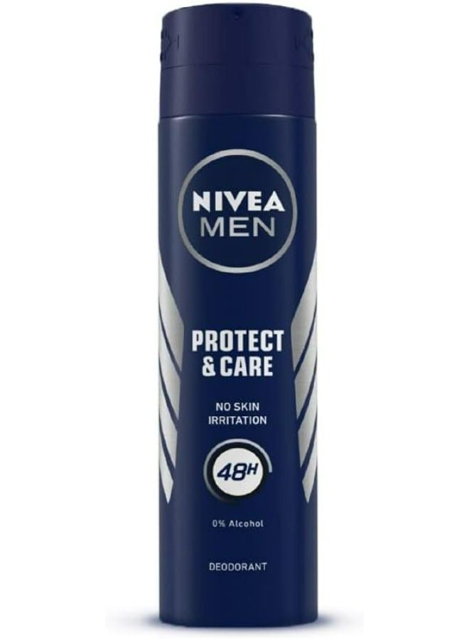 NIVEA MEN Deodorant, Protect and Care 150ml - Image 2