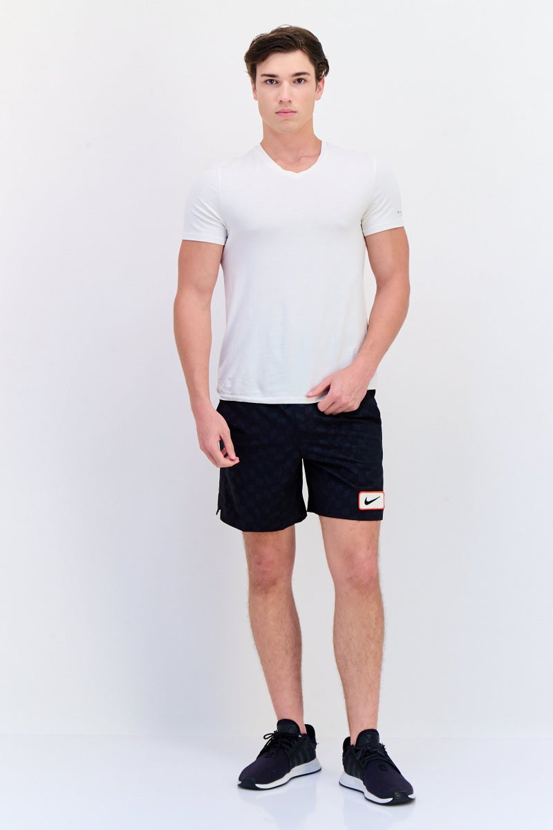 Nike Men Standard Fit 7 Inseam Training Shorts, Black  - Image 3