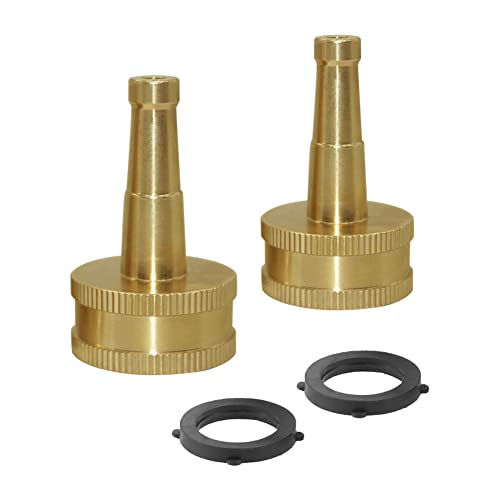 Hooshing 2PCS Brass Jet Sweeper Jet Nozzle for Cleaning Car, Siding, Driveway - Image 1